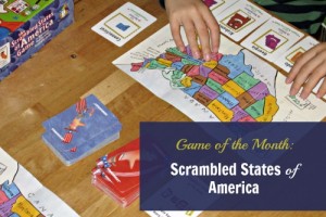 Fun and educational game - Scrambled States of America