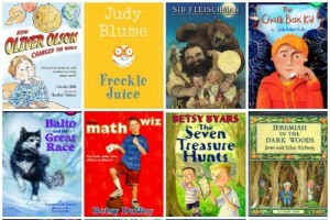 A list of early chapter books about boys for kids