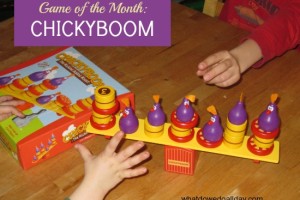 ChickyBoom is a balancing and fine motor game for kids