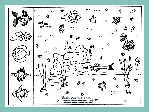 ocean fish coloring pages - photo #44