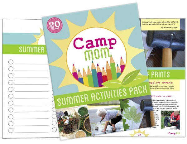 Summer activities pack for summer camp at home.