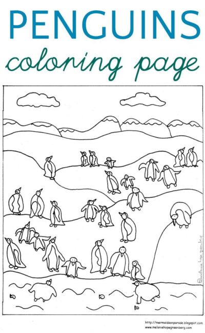 waddles the penguin coloring pages - photo #5