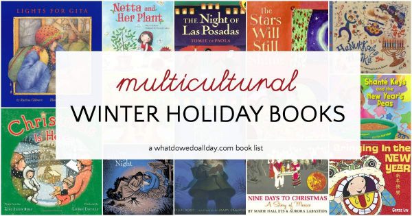 Diverse picture books for the winter holidays.
