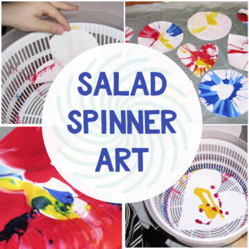 How to Make Salad Spinner Art