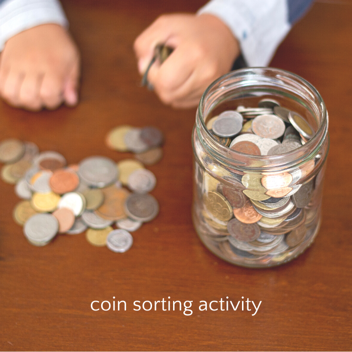 Coin Sorting Activity For Kids