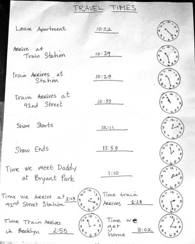 Telling time activity worksheet with answers filled in