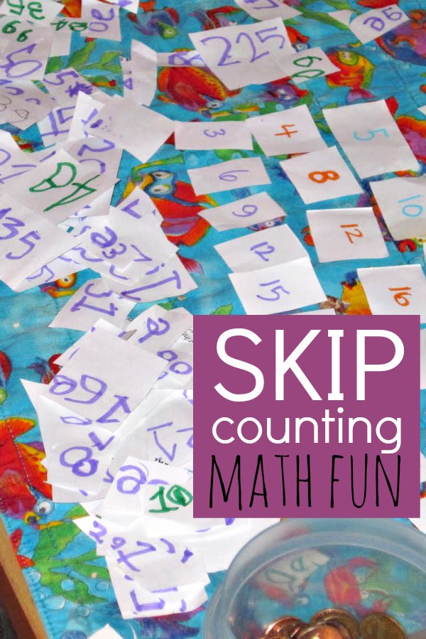Skip counting can be fun free play for kids