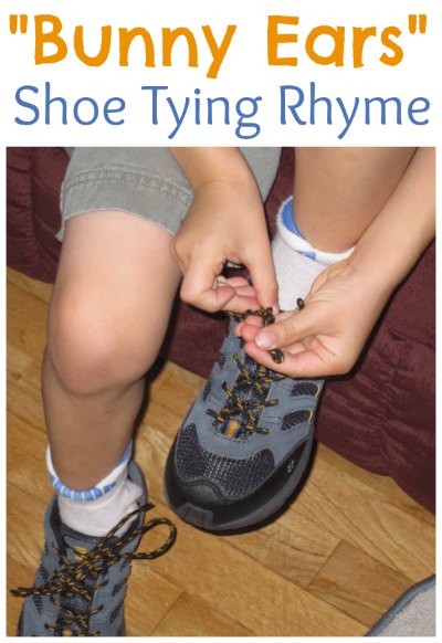 easiest way to teach to tie shoes