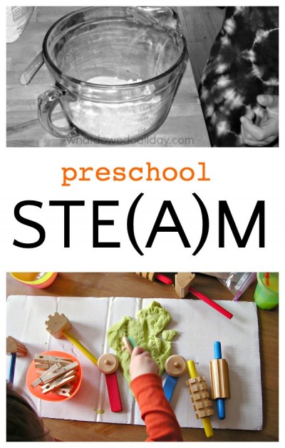 This is the perfect activity for preschool STEAM and STEM play. 
