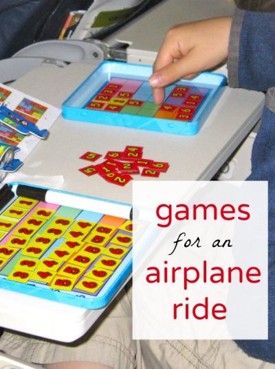 Travel games for kids to take on an airplane ride. Keep them busy without screens!
