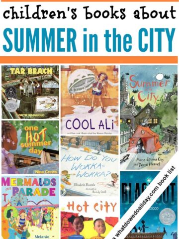 Children's books about summer in the city.