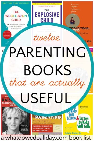 Useful parenting books. You will actually want to read these. Great information and helpful. 
