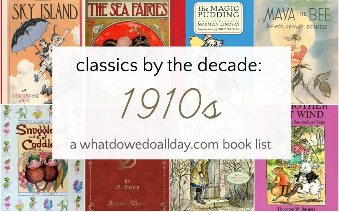 Classic children's books from 1911-1920