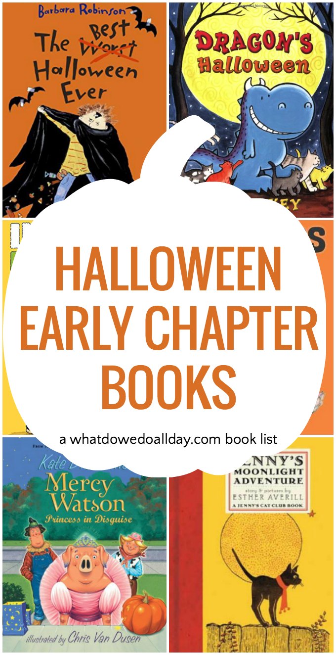 Halloween chapter books kids ages 5-10 will love!