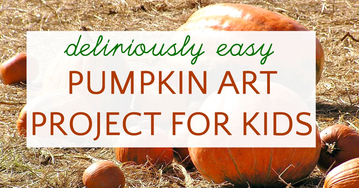 mini pumpkin art project for kids