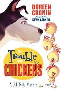 The Trouble with Chickens, book cover.