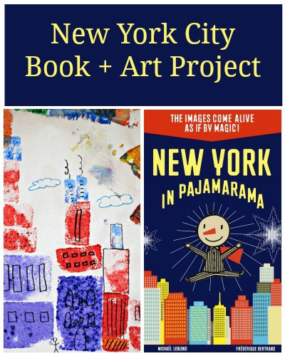 New York in Pajamarama and cityscape art project