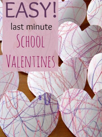 Simple valentines for young children to make in bulk.