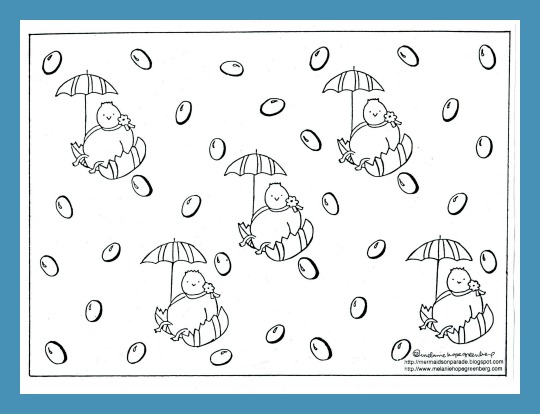 Easter Coloring Page Free Printable from children's illustrator Melanie Hope Greenberg