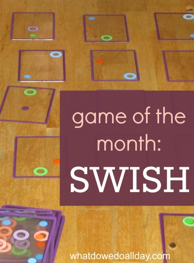 Swish card game teaches visual and spatial perception skills