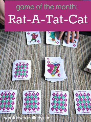 Rat a Tat Cat is a classic card game for kids