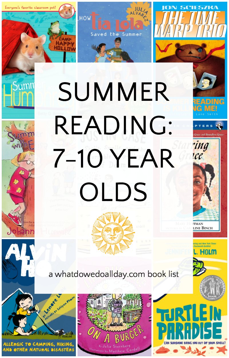 Summer reading books for 7-10 year olds