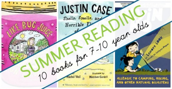 Summer reading list for 7 to 10 year olds