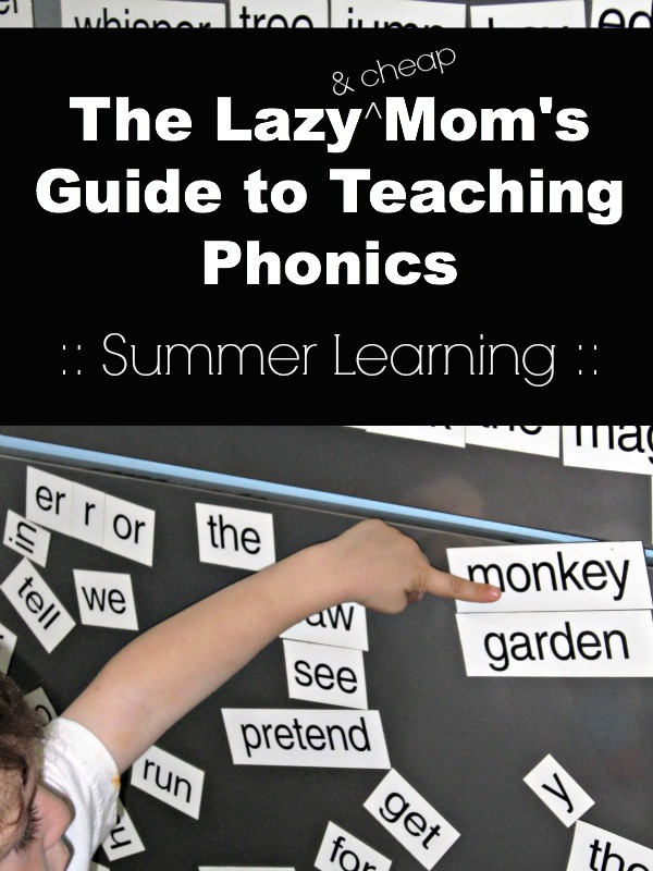 Teach phonics to kids at home with easy activities