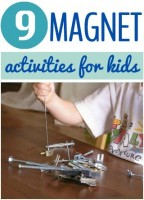 9 magnet activites for kids