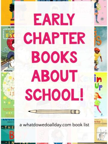 Best chapter books about school for kids.