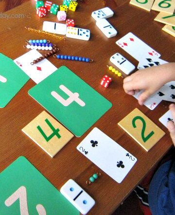 Number game for kindergarteners and preschoolers