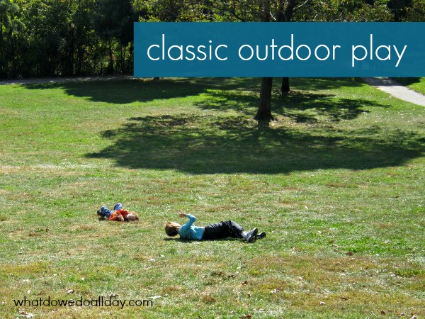 Rolling down the hill: classic outdoor activity