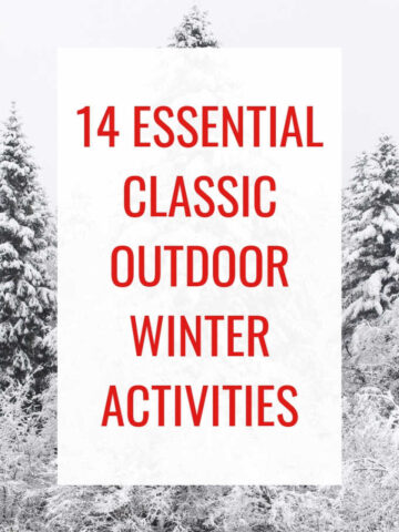 classic winter activities for families