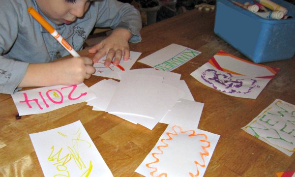 Make kindness resolution cards with your kids