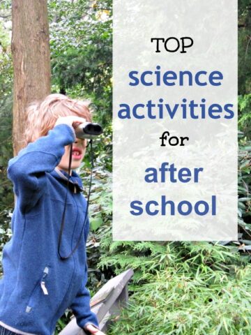 Science learning activities for afterschool