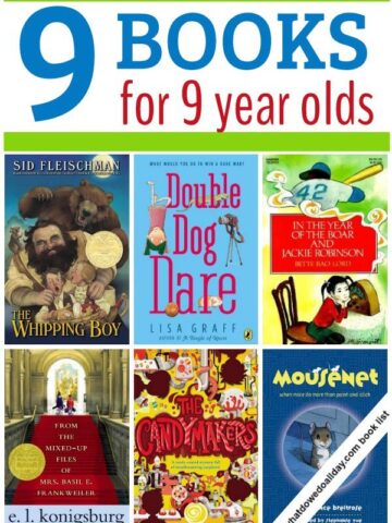 Chapter book list for 9 year old kids