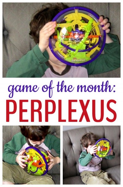 Kids love Perplexus and have an amazing amount of patience for this challenging maze game.