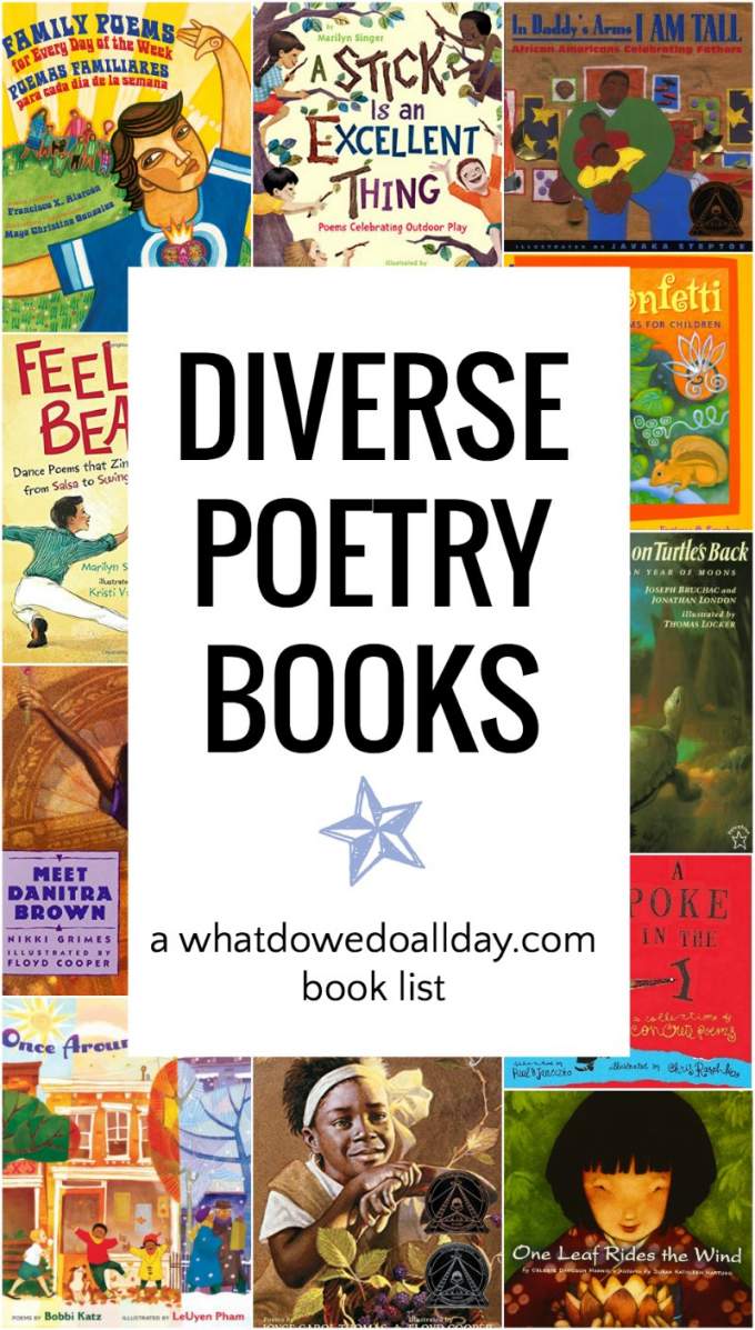 Multicultural poetry books for a diverse world.