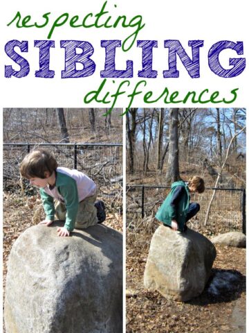 How to respect sibling differences
