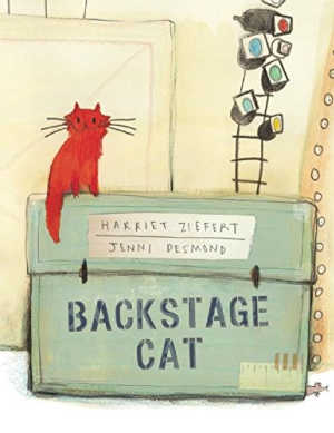 Backstage Cat by Harriet Ziefert, book cover.