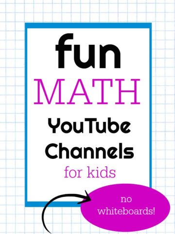 Fun Math You Tube Channels for Kids (text)