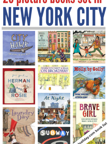 Children's books set in New York City. Click through for entire book list.