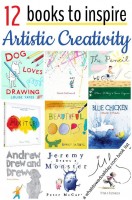 Books to inspire kids to make art.