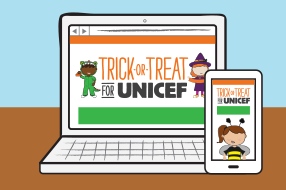 trick or treat for unicef online