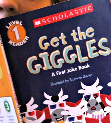 Using joke books to teach kids how to read.