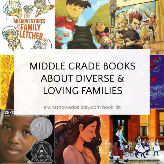 middle grade books about diverse families