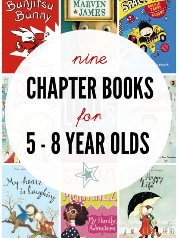 Early chapter books for 5 year olds on up.