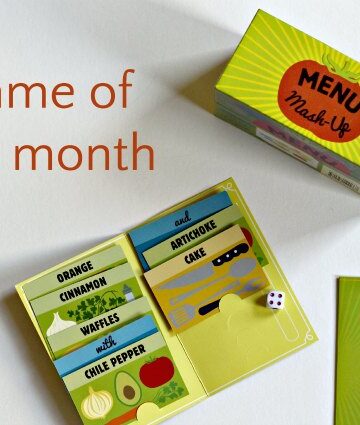 Menu Mash Up game for families and kids.