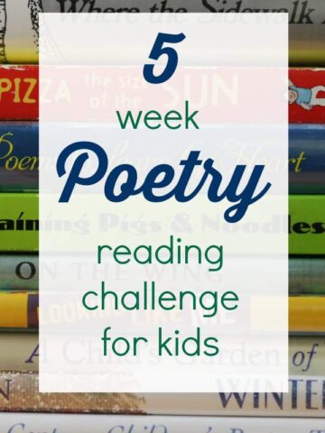 5 week poetry reading challenge that is perfect for beginners.