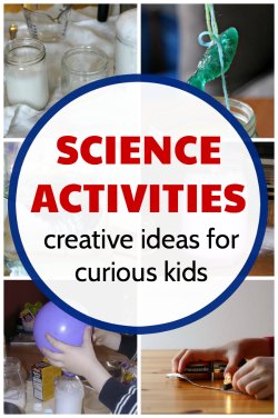 Science activities for kids that are easy to do at home.